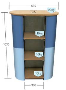 Mini Portable Pop Up Counter