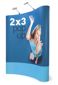 4 Panel 2x3 Pop Up Display