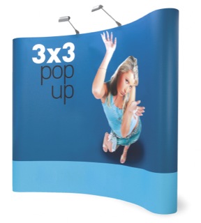 5 Panel 3x3 Pop Up Display